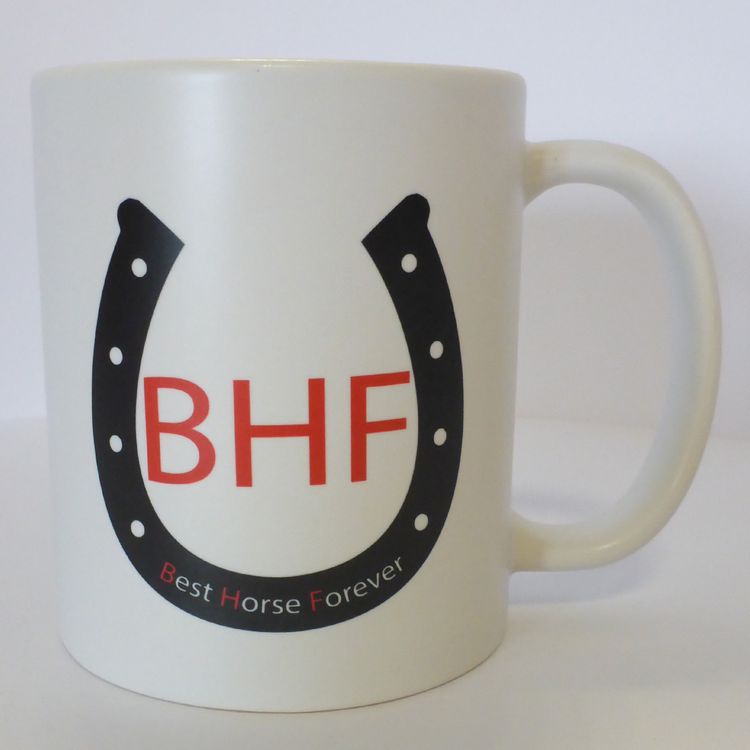 Tasse: BHF Best Horse Forever - Kaffeetasse mit Pferdemotiv