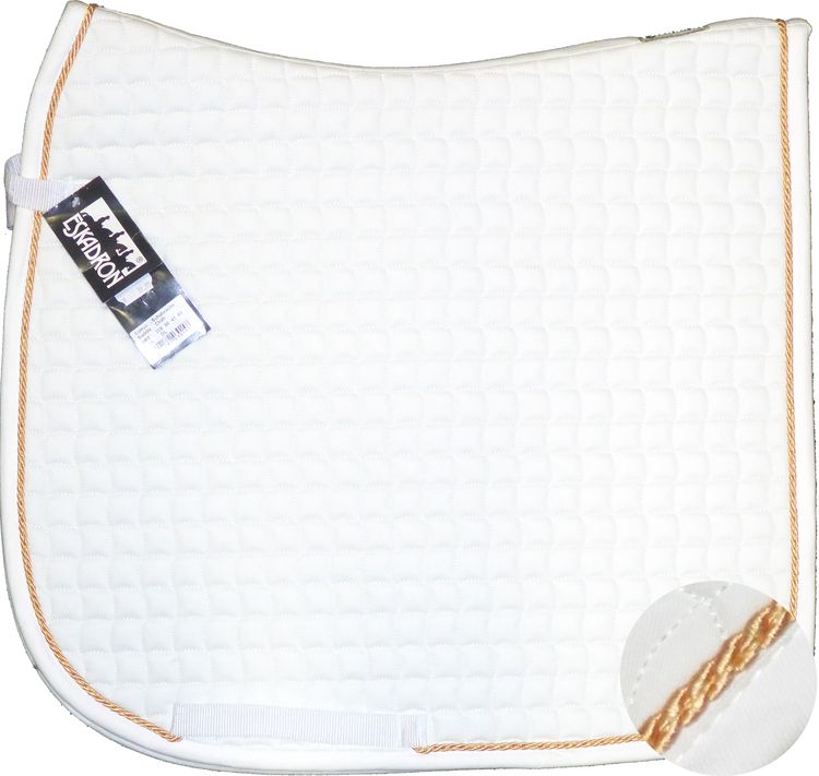 ESKADRON Cotton Schabracke white, einer Kordel in lightorange