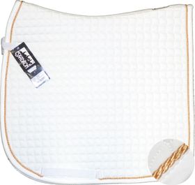 ESKADRON Cotton Schabracke white, einer Kordel in lightorange