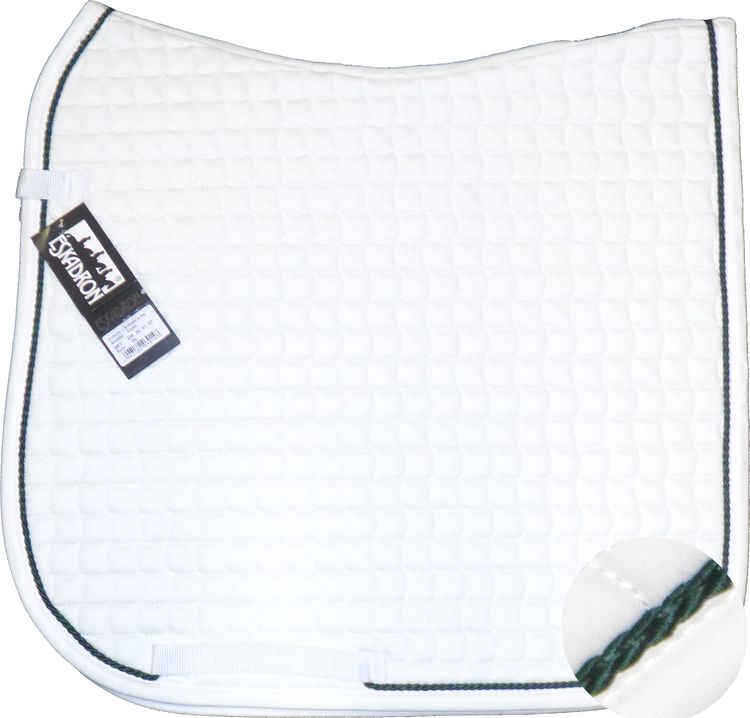 ESKADRON Cotton Schabracke white, einer Kordel in tanne