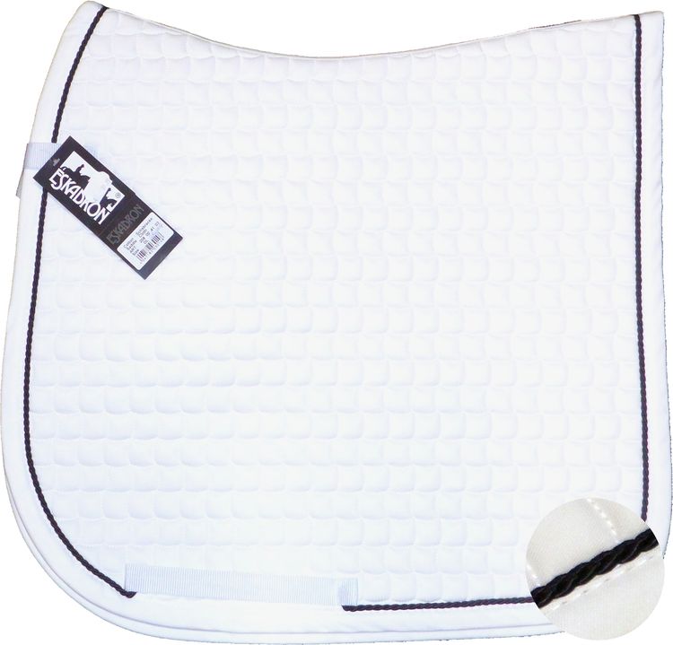 ESKADRON Cotton Schabracke white, einer Kordel in schwarz