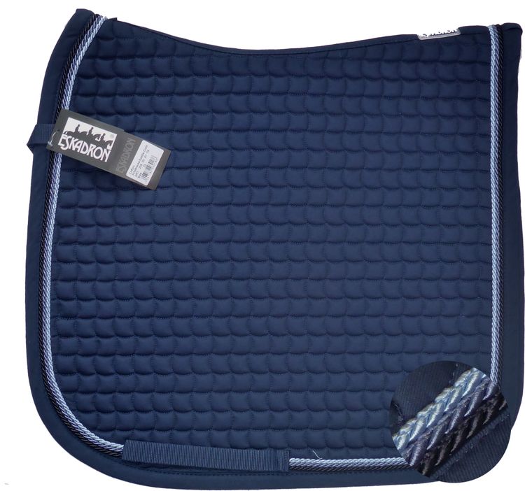 ESKADRON Cotton Schabracke navy, 3fach Kordel navy,jeans,lightblue
