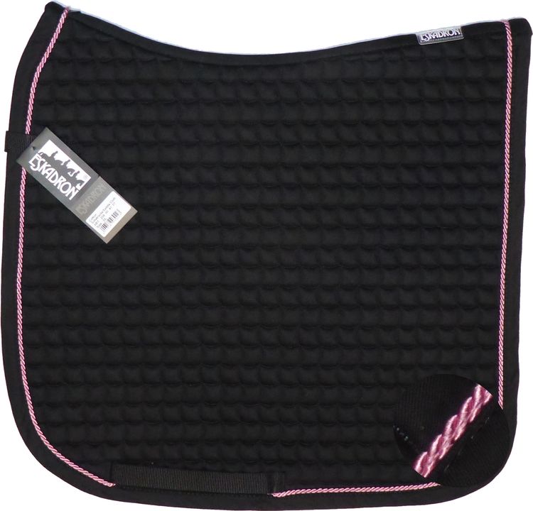 ESKADRON Cotton Schabracke black, einer Kordel in rose