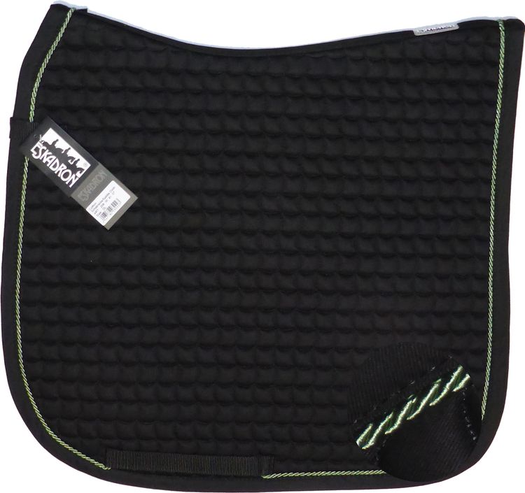 ESKADRON Cotton Schabracke black, einer Kordel in lindgreen