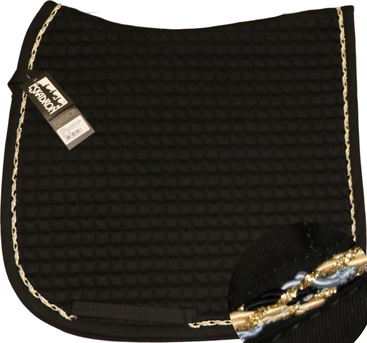 ESKADRON Cotton Schabracke black, einer Multikordel in navy/lightblue/creme