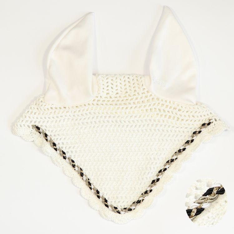 Eskadron Fliegenohren white mit Multikordel black/anthrazit/white