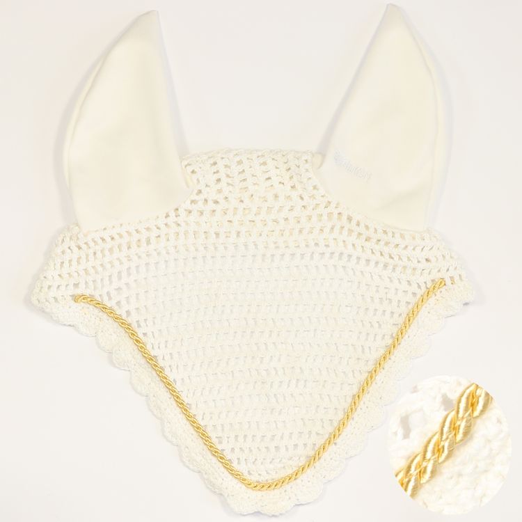 Eskadron Fliegenohren white mit einer Kordel in pastel yellow (0092)