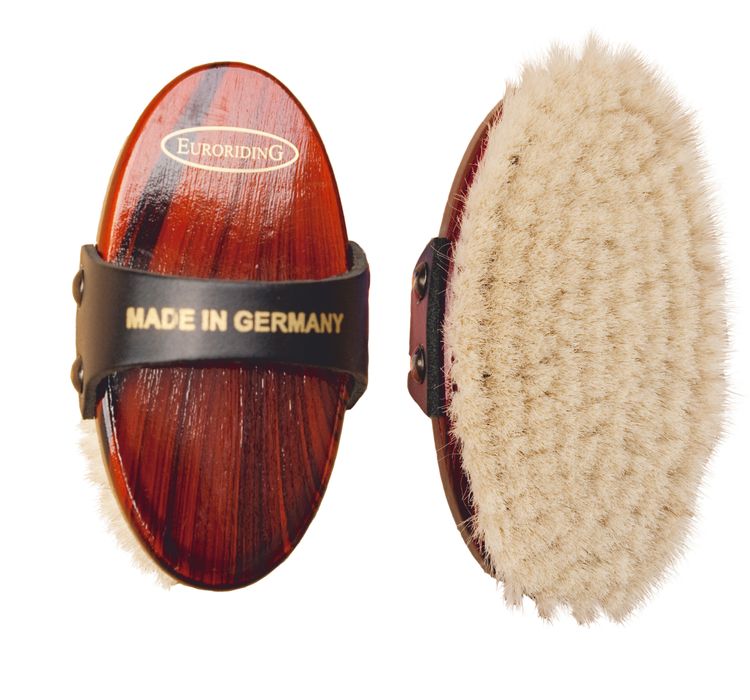 Euroriding Kardätsche Ziegenhaar, weich, groß
