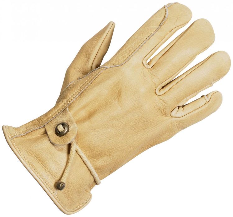 Busse Leder-Reithandschuhe ungefüttert, natur