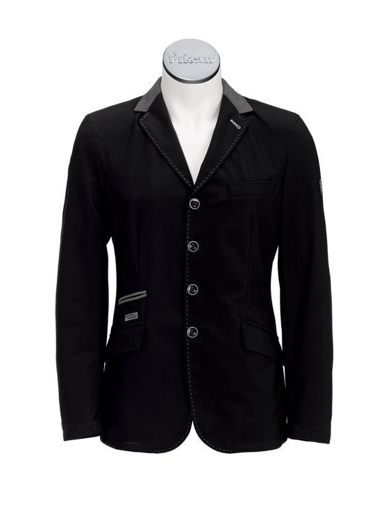 Pikeur Softshell Herrensakko Grasco in Schwarz-Grau