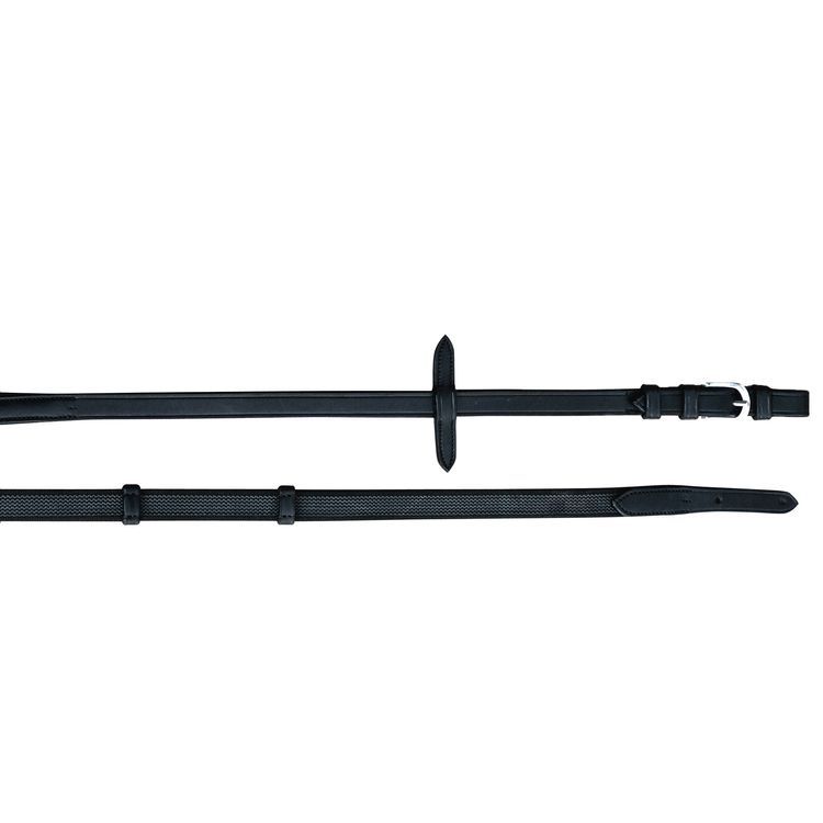 Euroriding Zügel Anti Slip Atlanta in Schwarz und Braun