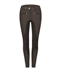 Cavallo Caja Grip Wintersoftshell Damenreithose in espresso-graphite
