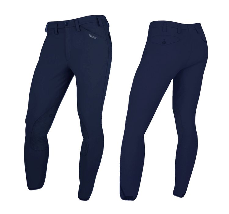 Pikeur Herren Reithose Rodrigo nightblue, McCrown Kniebesatz