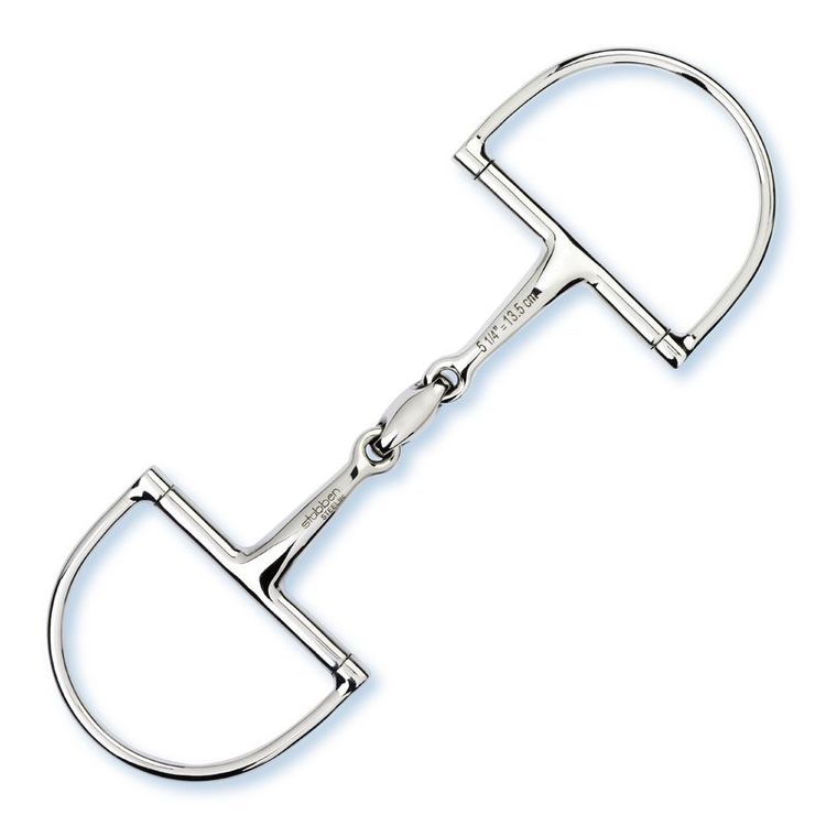 Stübben Steeltec Gebiss 2251 D-Ring-Trense Easy Control doppelt gebrochen