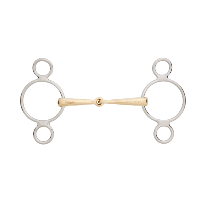 Stübben Steeltec 3 Ring Gag Gebiss Sweet Copper 2482