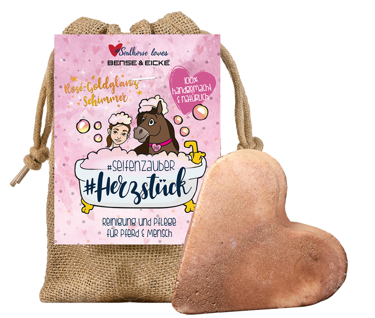 Soulhorse # Seifenzauber- Herzstück im Jutesack
