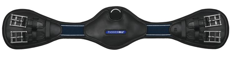 Passier Blu Wave Ledergurt in schwarz, Ellenbogenausschnitt