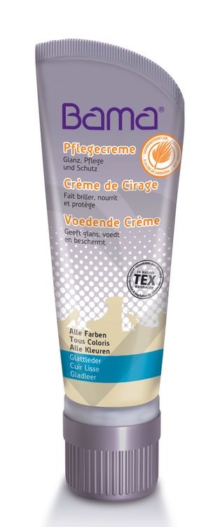 Bama Pflegecreme Tube mit Schwämmchen in schwarz