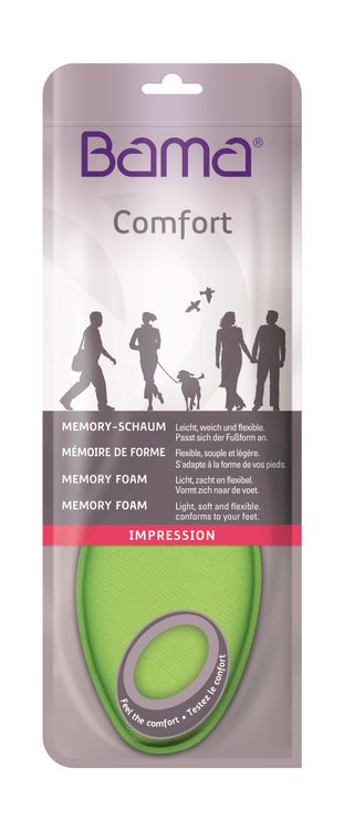 Bama Impression Memory Schaum Sohle 