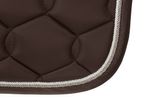 SET Eskadron Schabracke Glossy Wave darkbrown mit doppel Kordel & Bandagen