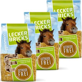 Eggersmann Lecker Bricks Getreidefrei, 3 Beutel mit je 1kg