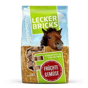 Eggersmann Lecker Bricks Früchte & Gemüse, 1kg Beutel