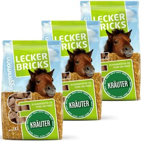 Eggersmann Lecker Bricks Kräuter, 3 Beutel mit je 1kg
