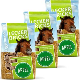 Eggersmann Lecker Bricks Apfel, 3 Beutel mit je 1kg