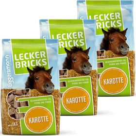 Eggersmann Lecker Bricks Karotte, 3 Beutel mit je 1kg