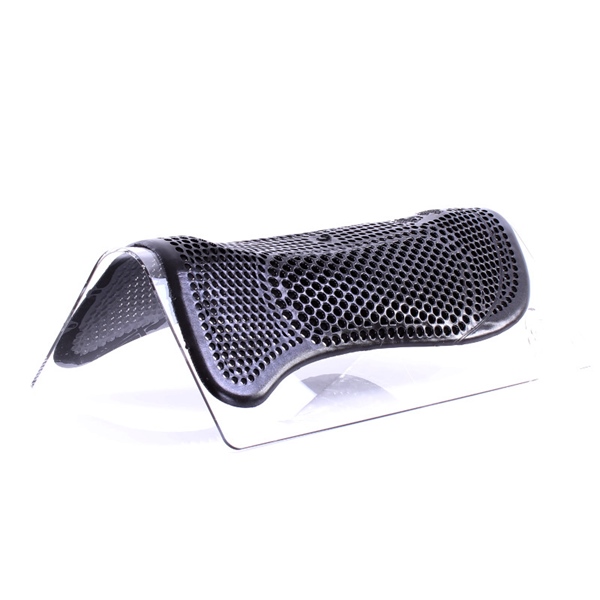ACAVALLO Gel Pad Mitte erhöht - schwarz, onesize AC108