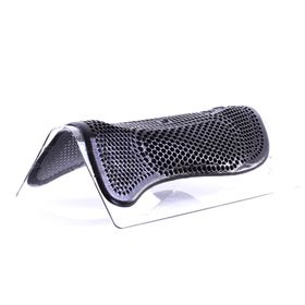 ACAVALLO Gel Pad Mitte erhöht - schwarz, onesize  AC108