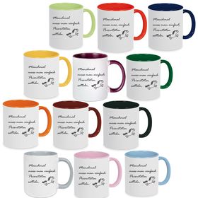 Manchmal muss man einfach Prioritäten satteln!  Tasse, Kaffeebecher, bedruckt