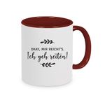 OK, mir reichts! Ich geh reiten! Tasse, Kaffeebecher, Kaffeetasse bedruckt