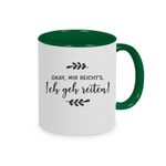 OK, mir reichts! Ich geh reiten! Tasse, Kaffeebecher, Kaffeetasse bedruckt