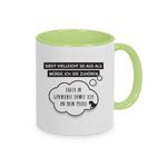 Tasse mit Spruch: Sieht vielleicht so aus als würde ich Dir zuhören...doch in Wahrheit denke ich an mein Pferd