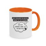 Tasse mit Spruch: Sieht vielleicht so aus als würde ich Dir zuhören...doch in Wahrheit denke ich an mein Pferd