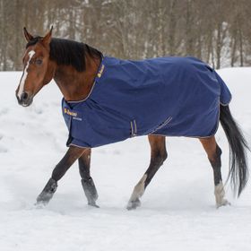 Bucas Irish Turnout Weidedecke extra (300g) in navy 