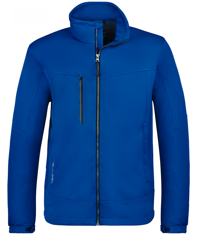 Cavallo Herren Winddichte Softshelljacke Ian in Cosmic Blue, Gr. S