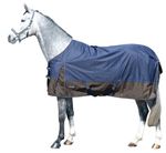 EQuest medium Outdoordecke Turnout Kingston 100g/m² Füllung, 600D in navy/mocca