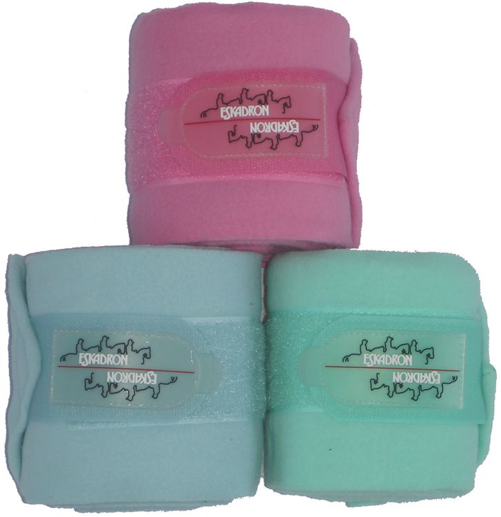 ESKADRON Fleecebandagen in pastell ice, Gr. Pony , 4er Set