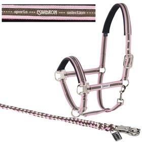 Eskadron SET Halfter Dornschnalle & PH Strick in almon-creme-powderrose