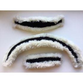 Euroriding - Ersatzpolsterfür Trense LEON, Faux Fur in natur
