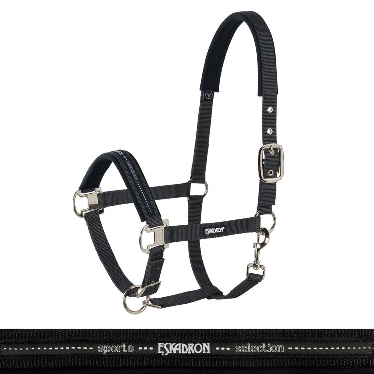 Eskadron Halfter Dornschnalle New Basic in black