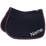 ESKADRON navy/chilli Cotton VS-Schabracke mit individuellem Namen bestickt