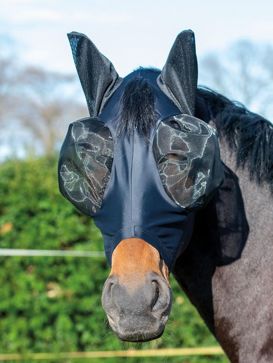 Busse Fliegenmaske TWIN Fit in Schwarz