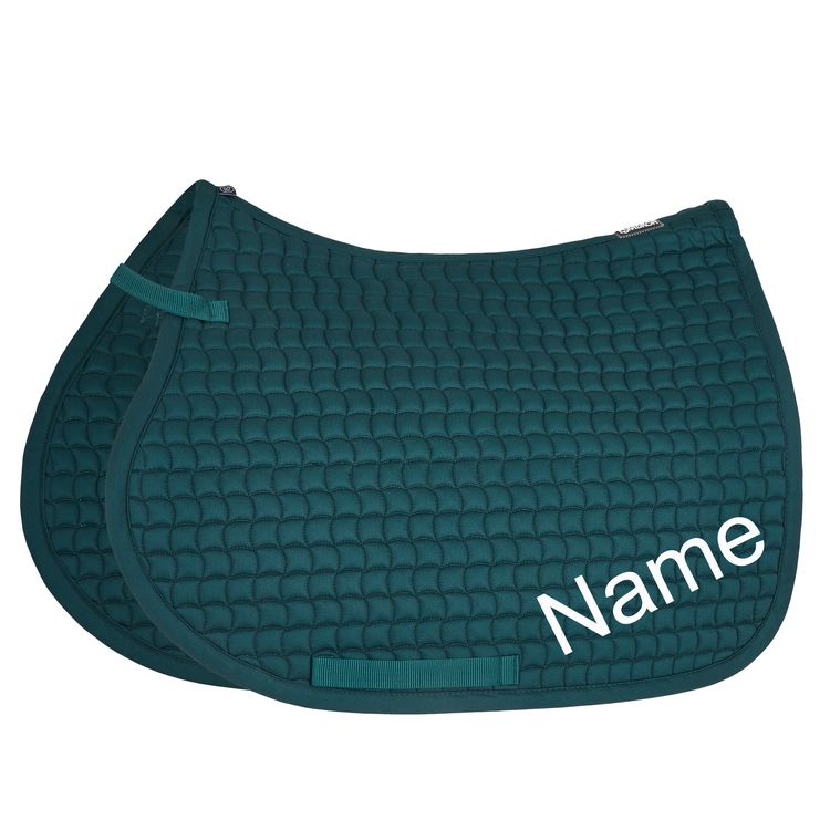 ESKADRON racinggreen Cotton VS-Schabracke mit individuellem Namen bestickt 