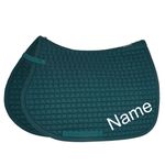 ESKADRON racinggreen Cotton VS-Schabracke mit individuellem Namen bestickt 