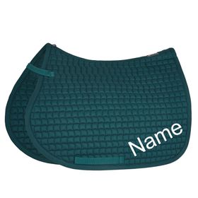 ESKADRON racinggreen Cotton VS-Schabracke mit individuellem Namen bestickt 