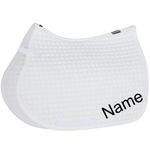 ESKADRON white Cotton VS-Schabracke mit individuellem Namen bestickt 