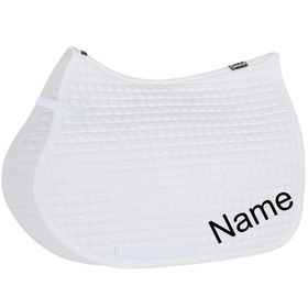 ESKADRON white Cotton VS-Schabracke mit individuellem Namen bestickt 